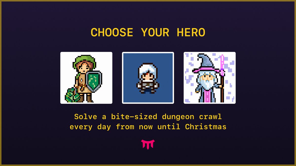 MUSE: Daily Dungeon. Solve a bite-sized dungeon crawl every day from now until Christmas
