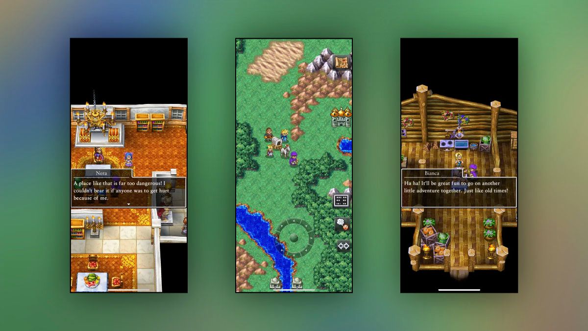 Dragon Quest V Portrait Mode Screenshots